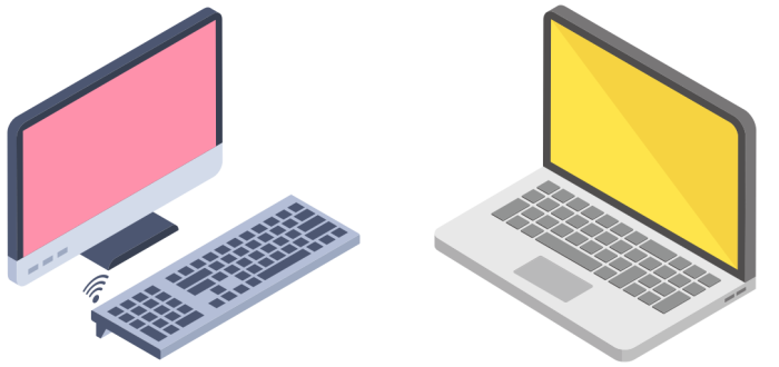 desktop-computer laptop